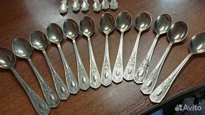 Чайные ложки мельхиор СССР