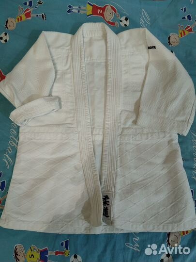 Кимоно для дзюдо рост 130 б/у