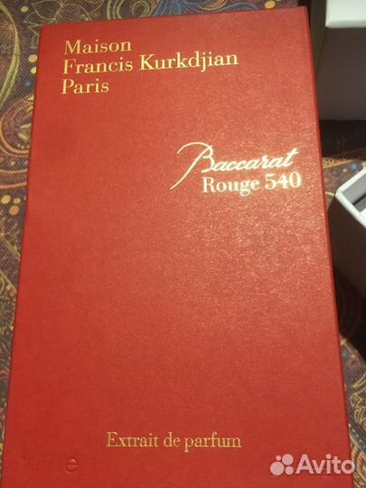 Духи Baccarat Rouge 540 Концентрат