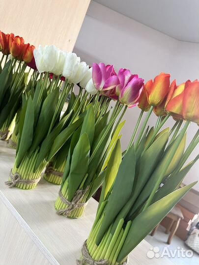Искусственные тюльпаны