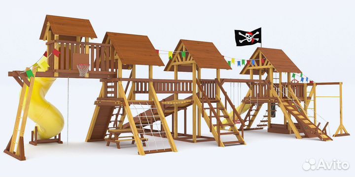 Детская площадка для дачи, городок Савушка Люкс 1