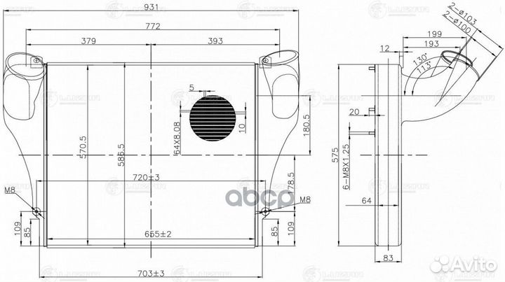 Интеркулер lric 07230 luzar