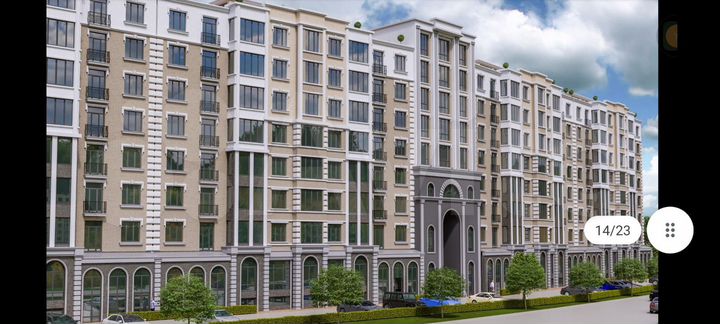 3-к. квартира, 88,4 м², 3/8 эт.