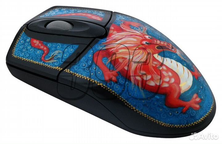 Мышь Дракон на синем (USB) (16013)