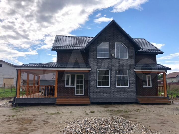 Коттедж 125 м² на участке 10 сот.