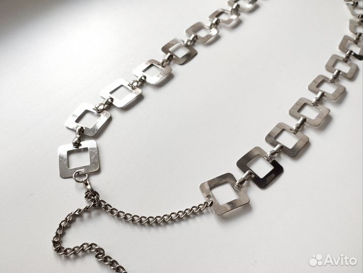 Ремень женский металлический Пояс цепочка