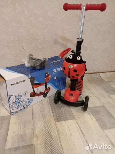 Самокат детский трехколесный