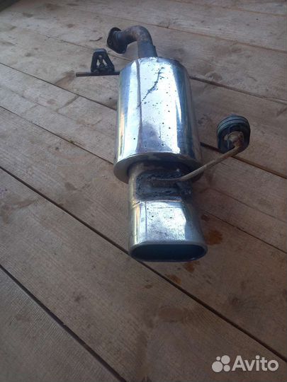 Глушитель на mitsubishi lancer 10