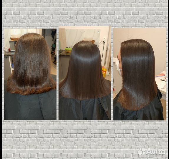Кератиновое выпрямление волос модель