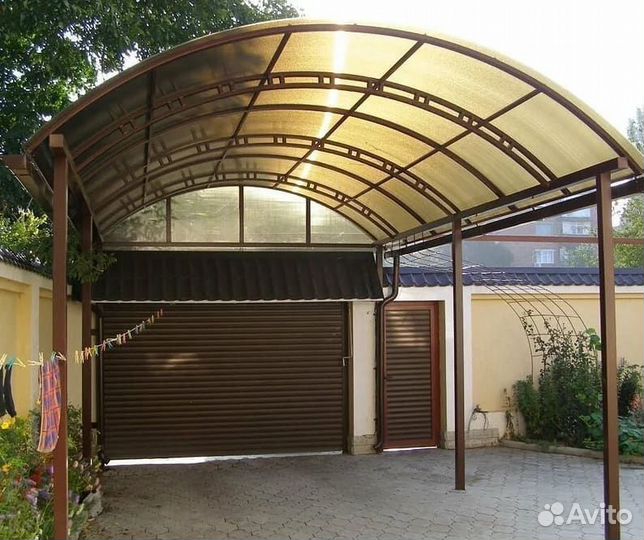 Навесы под ключ. Производство и монтаж с гарантией