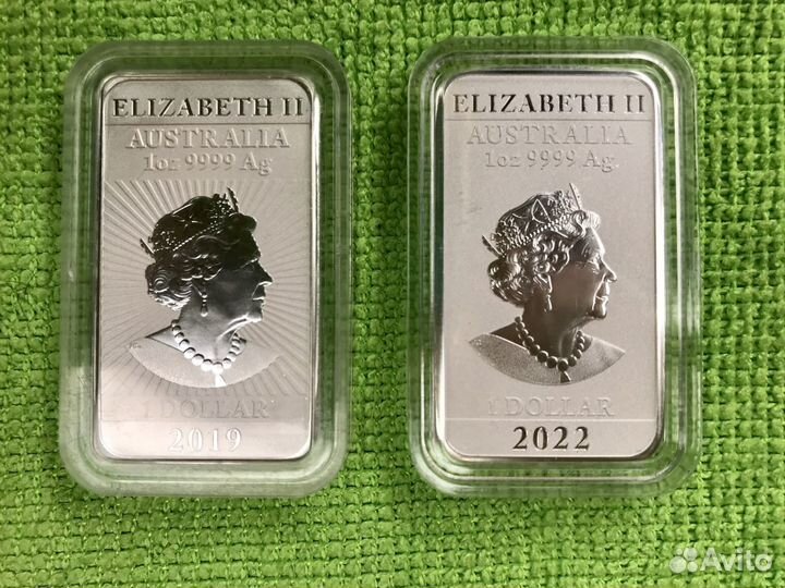 Серебряная монета дракон Австралия 2019/2022