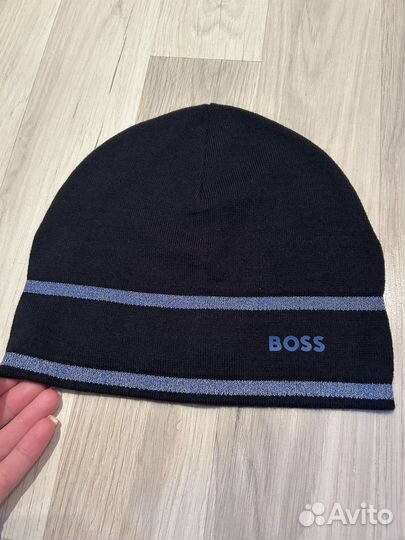 Шапка мужская Boss оригинал