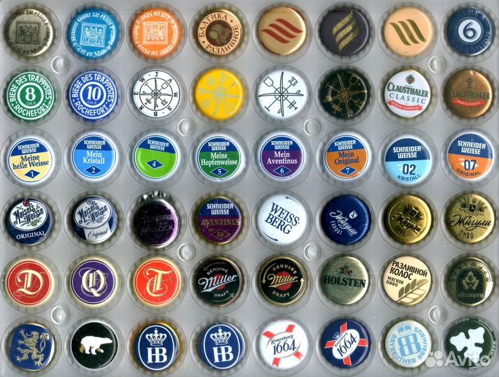 192 шт. Пивных крышек кронен без повторов (5)