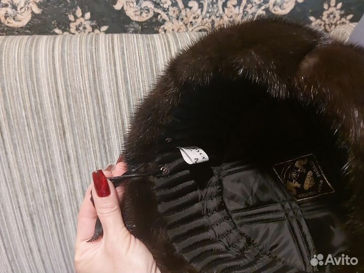 Норковая шапка формовка мужская новая 56 -58