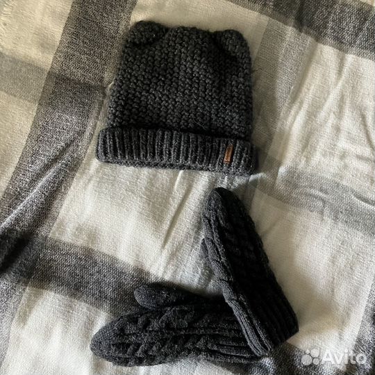Шарф,шапка,варежки (комплект)