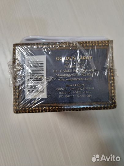 Golden Tarot by Kat Black U.S. Games Systems