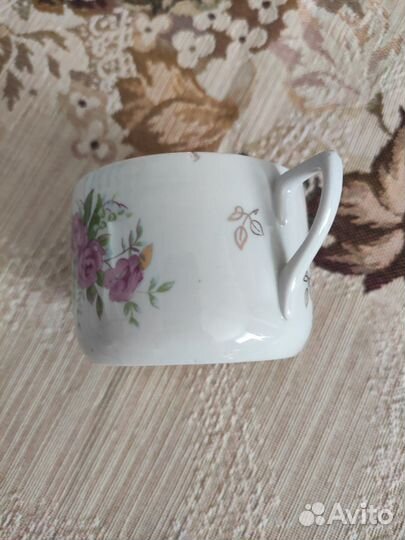 Чашка Дулево, сахарница и молочник лфз