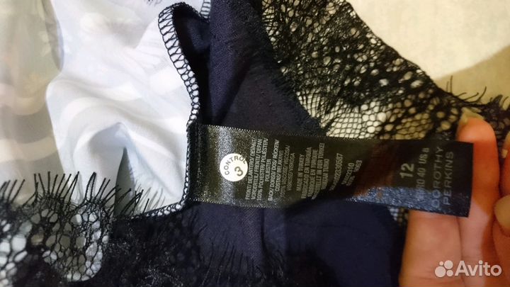 Кофточка блузка с кружевом, новая с биркой
