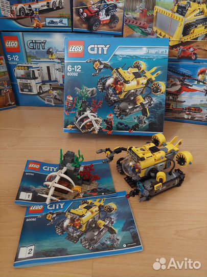 Lego City 60092 большая коллекция моделей