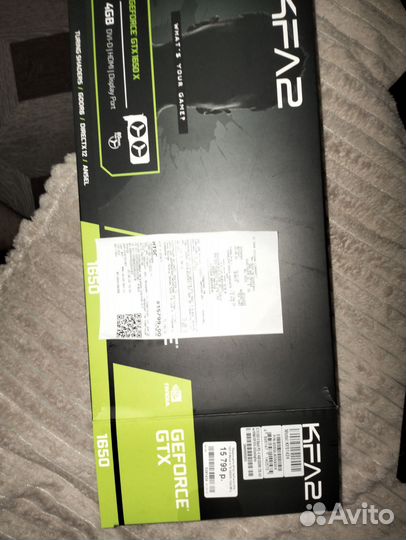 Видеокарта gtx1650