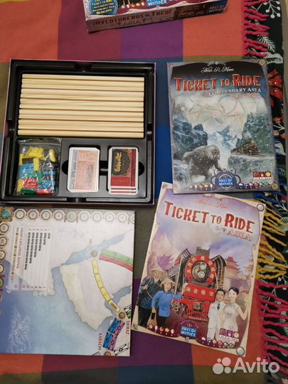 Настольная игра Ticket To Ride, дополнение Азия