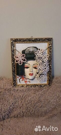 Маски ручной работы из джута