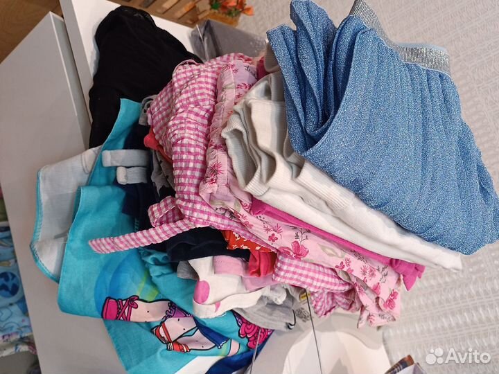 Вещи пакетом для девочки 128-134