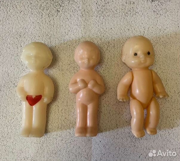 Пупсы, игрушки целлулоид ссср, гдр