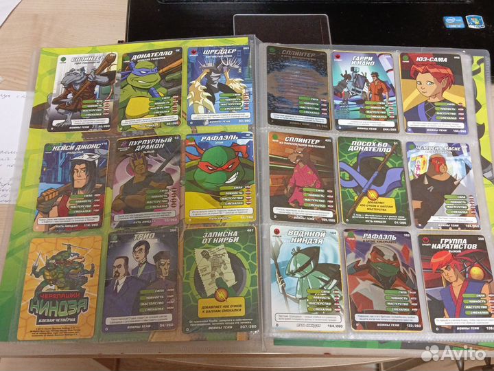 Черепашки ниндзя альбом для карточек