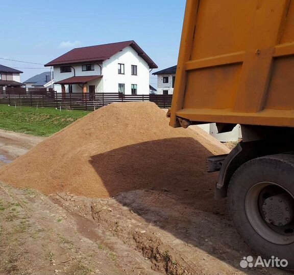 Песок для строительства