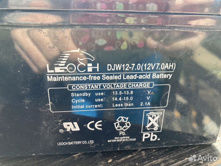 Аккумулятор Leoch DJW 12-7.0