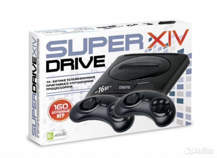 Sega Super Drive 14 160-in-1 Black