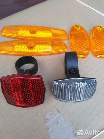 Набор катафоты и отражатели для велосипеда