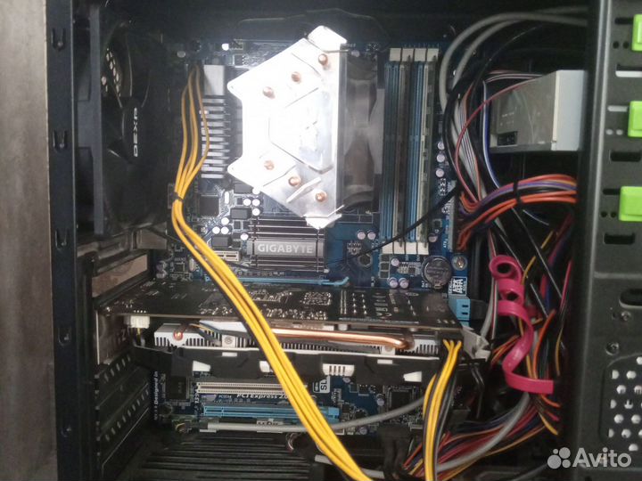 Материнская плата с процессором и памятью на amd