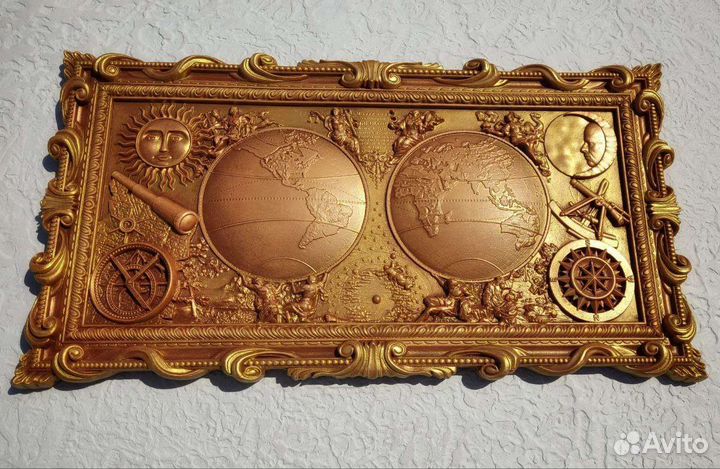 Настенное панно из гипса