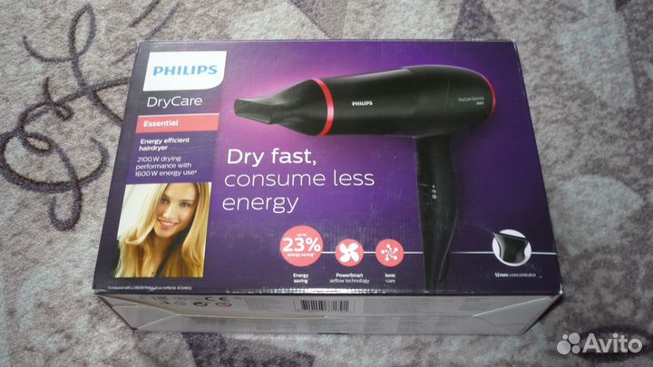 Фен Philips BHD029 Dry Care Essential