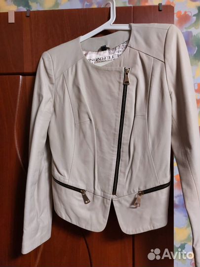 Кожаная куртка женская