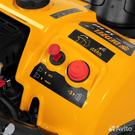 Снегоуборочник бензиновый denzel SB 460, 99cc