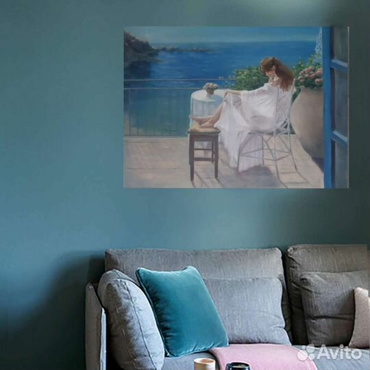 Картина маслом на холсте большая