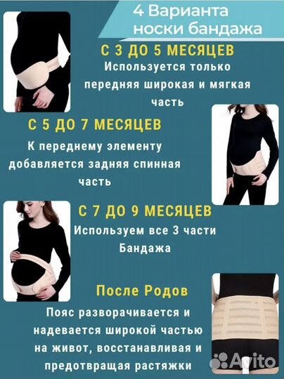 Бандаж для беременных и после родов