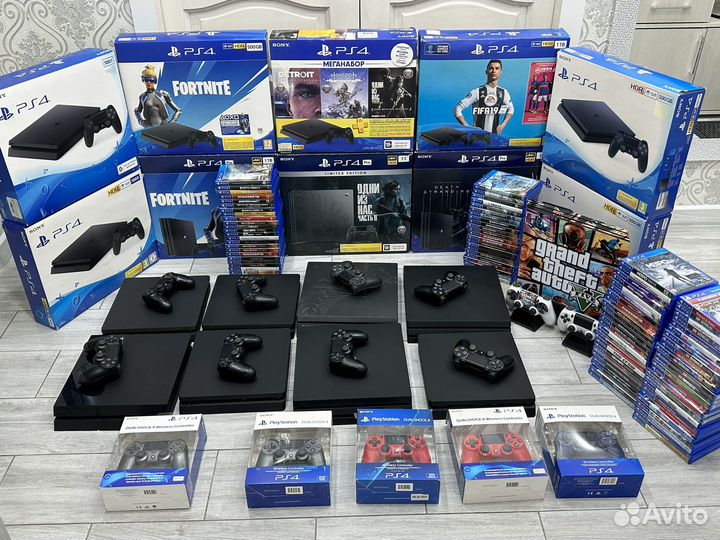 Sony PS4 Pro / Slim / Fat + Гарантия