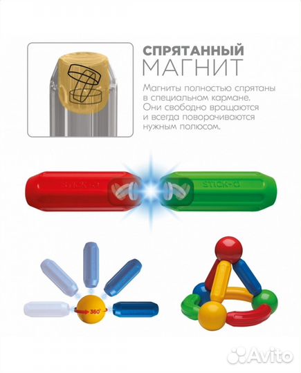 Конструктор магнитный stick-O Cooking Set