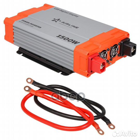 API-1500-08 инвертор 12в-220в, 1500 вт API1500