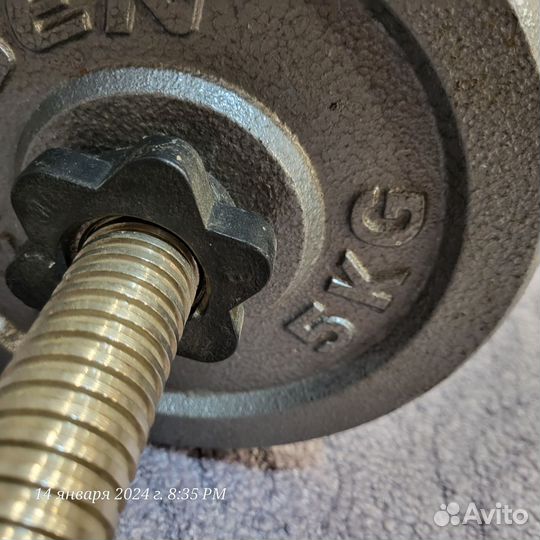 Гантеля 10 кг