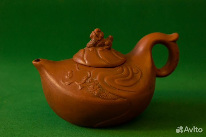 Глиняный чайник, б/у