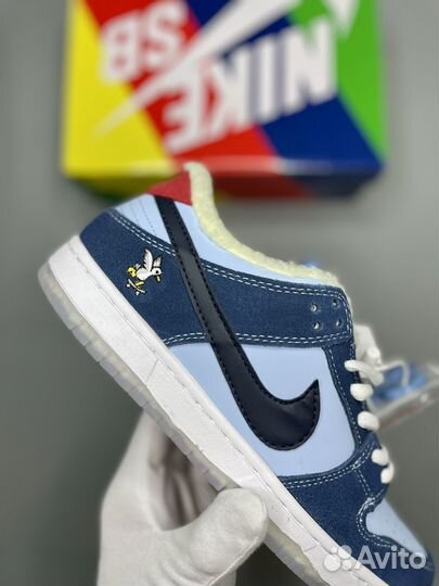 Кроссовки nike sb dunk low зимние