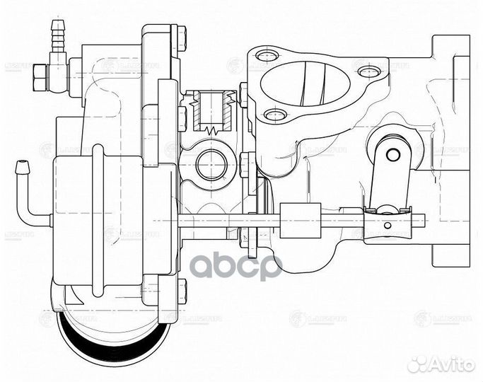 LAT 1846 турбокомпрессор Audi A4/A6 1.8T 4WD 9