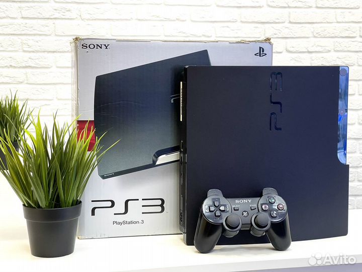 Sony PlayStation 3 Slim + 30 игр