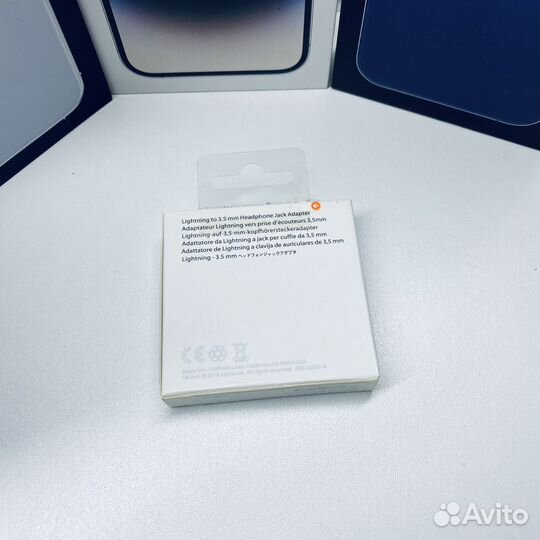 Переходник Apple Lightning-mini jack 3.5(Новый )