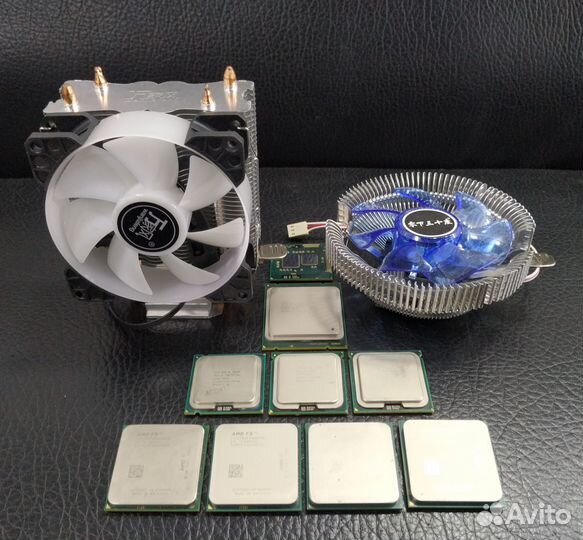 Процессоры Intel и AMD, кулеры к ним